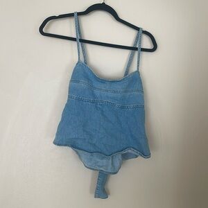 & Other Stories denim top